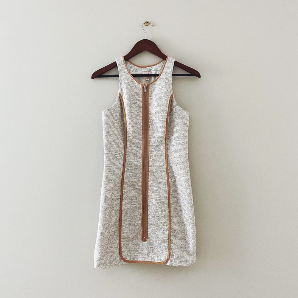 Tracy Reese • Tweed Zipper Front Dress